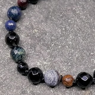 Edelstein Set Kosmos, Detailansicht Steine